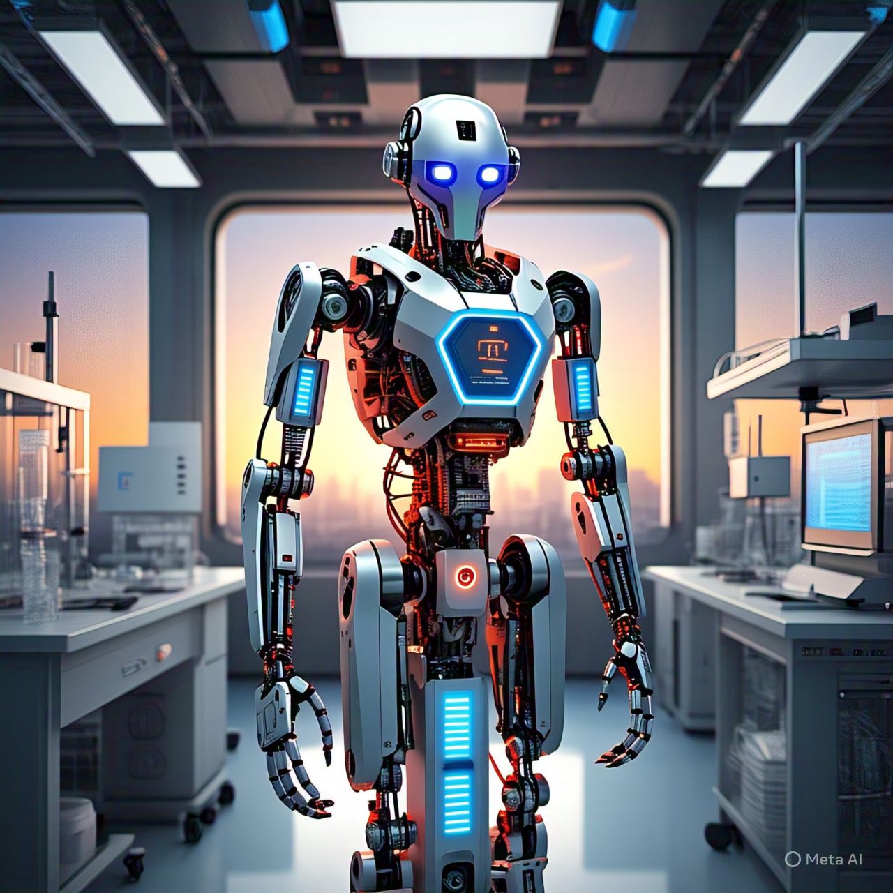 Robot Satpam Patroli Malam