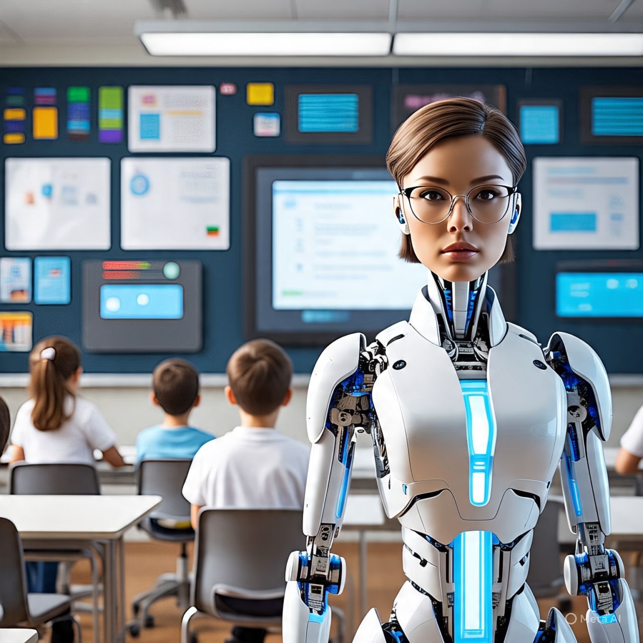 Robot Guru di Sekolah